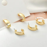 Metal U-Shape Earrings DIY Accessories