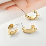 Metal U-Shape Earrings DIY Accessories