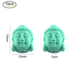 5-10PC Buddha Head Coral Beads for DIY Jewelry Making
