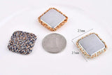 Korea Cotton Cloth Button Accessories DIY Earrings Brooch Hair Rope Bag Material