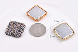Korea Cotton Cloth Button Accessories DIY Earrings Brooch Hair Rope Bag Material