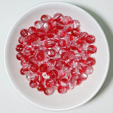 50Pcs 8mm Crystal Glass Beads Spacer Loose Beaded Jewelry Making DIY Charms