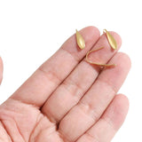 50Pcs Stainless Steel 2 Style Earring Hooks for DIY Jewelry Making