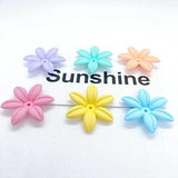 DIY Candy Daisy Six Leaf Flower Hair Accessories Material 6pcs