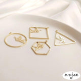 Dingbao 14K Geometric Shape Earrings DIY Jewelry Material