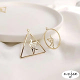Dingbao 14K Geometric Shape Earrings DIY Jewelry Material