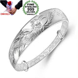 Ethnic Phoenix 999 Silver Bracelet Bangle SZ72