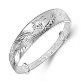 Ethnic Phoenix 999 Silver Bracelet Bangle SZ72
