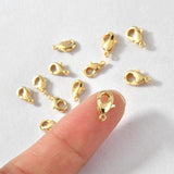 Copper Plated 14K Lobster Clasp for DIY Jewelry Necklace Bracelet