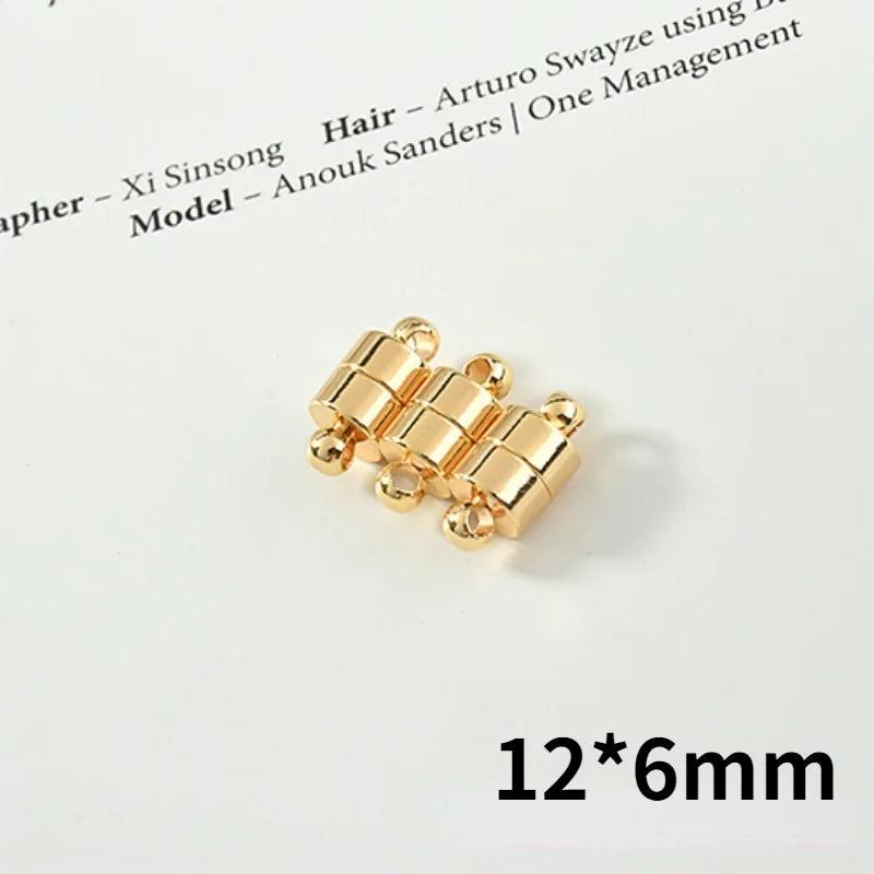 Copper-Plated 18k Magnet Buckle DIY End Buckle Material Accessories
