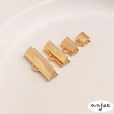 14K Bag Horse Clip Buckle for DIY Ribbon Jewelry Accessories