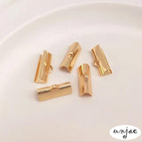 14K Bag Horse Clip Buckle for DIY Ribbon Jewelry Accessories