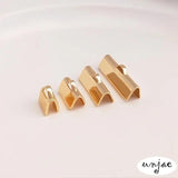 14K Bag Horse Clip Buckle for DIY Ribbon Jewelry Accessories