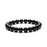 Red & Agate 8MM Round Bead Bracelet Boutique Jewelry Gift