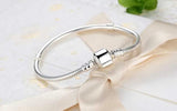 925 Sterling Silver Charm Bracelet Women DIY Beads Jewelry