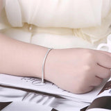925 Sterling Silver Charm Bracelet Women DIY Beads Jewelry