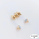 Gold Burger Magnetic Buckle Bracelet Necklace DIY Jewelry Accessory