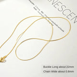 18k Electroplating Copper Bead Chain DIY Jewelry Material