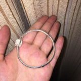 925 Silver 3mm Snake Chain for DIY Charms Bracelets