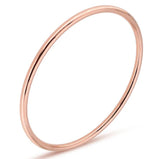 Letter O Bangle Bracelet Round Silver Cuff Women's Jewelry Gift