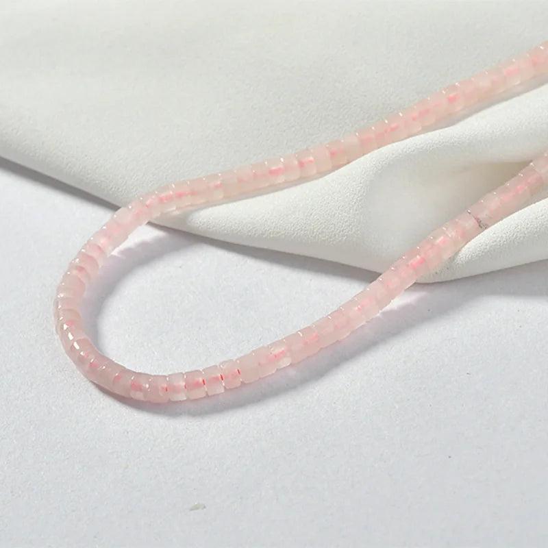 Natural Stone Rice Bead Round Tube Bead Septa DIY Retro Beaded Jewelry Material