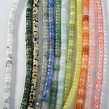 Natural Stone Rice Bead Round Tube Bead Septa DIY Retro Beaded Jewelry Material