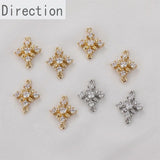 14k Zircon Leaf Flower Pendant Jewelry Accessories