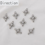 14k Zircon Leaf Flower Pendant Jewelry Accessories