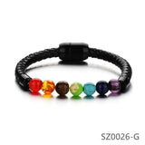 Colorful Beads Honey Cuff Bangle Bracelet Women Jewelry Gift