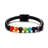 Colorful Beads Honey Cuff Bangle Bracelet Women Jewelry Gift