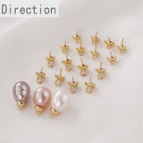 18k Color-preserving Hooded Sheep Eye Studs Bracelet Necklace Pendant Material