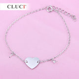 925 Silver Pearls Bracelet Personalized Name Bracelet Engrave Name SB048SB
