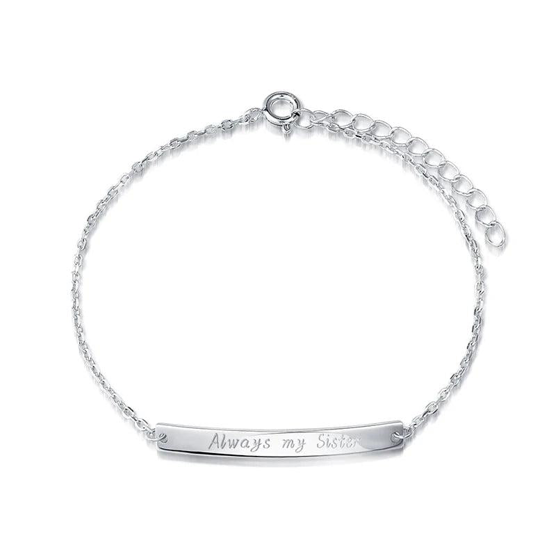 Love Heart Angel Swing 925 Silver Pendant Bracelet