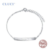 Love Heart Angel Swing 925 Silver Pendant Bracelet
