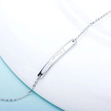 Love Heart Angel Swing 925 Silver Pendant Bracelet