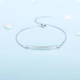 Love Heart Angel Swing 925 Silver Pendant Bracelet