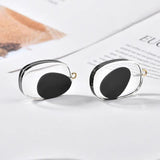 Transparent Acrylic Elliptical Belt Hanging DIY Jewelry Earrings