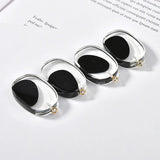 Transparent Acrylic Elliptical Belt Hanging DIY Jewelry Earrings