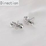 Copper Plated Bow Tie Earrings DIY Jewelry Accessories