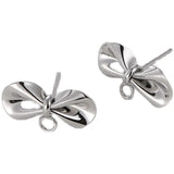 Copper Plated Bow Tie Earrings DIY Jewelry Accessories