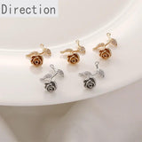 14K Double Hanging Zircon Pendant Earrings DIY Material