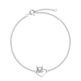 Real S925 Silver Fox Bracelet for Women's Silver Fine Jewelry