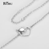 Real S925 Silver Fox Bracelet for Women's Silver Fine Jewelry
