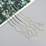 925 Silver Multicolor Zircon Chain Bracelet for Women Banquet Party