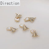 14k Cloud Plane Shell Pearl Pendant Jewelry Accessory