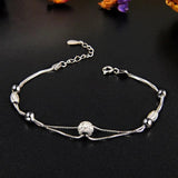 925 Silver Bracelet Lucky Beads Charm Jewelry for Women