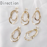 14K Clad Copper Plated DIY Retro Earrings Materials