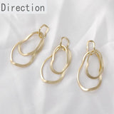 14K Clad Copper Plated DIY Retro Earrings Materials