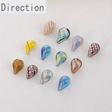 Retro Hollow Glass Ball DIY Ear Jewelry Pendant Material