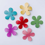 DIY Jewelry Accessories Ins Spray Paint Flower Petal Pendant Earrings